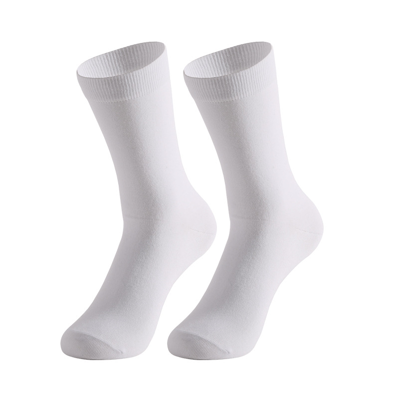 Summer Thin Comfortable Cotton Socks Solid Absorbent Breathable Basketball Socks Compression Scoks